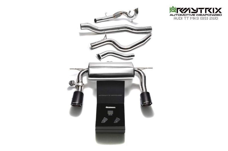 Audi TT 8S MK3 1.8 2.0 TFSI 2WD Coupe (2015-present) - Valvetronic Exhaust System - Armytrix Exhausts