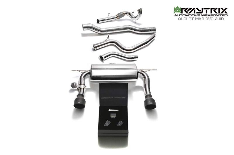Audi TT 8S MK3 1.8 2.0 TFSI 2WD Coupe (2015-present) - Valvetronic Exhaust System - Armytrix Exhausts