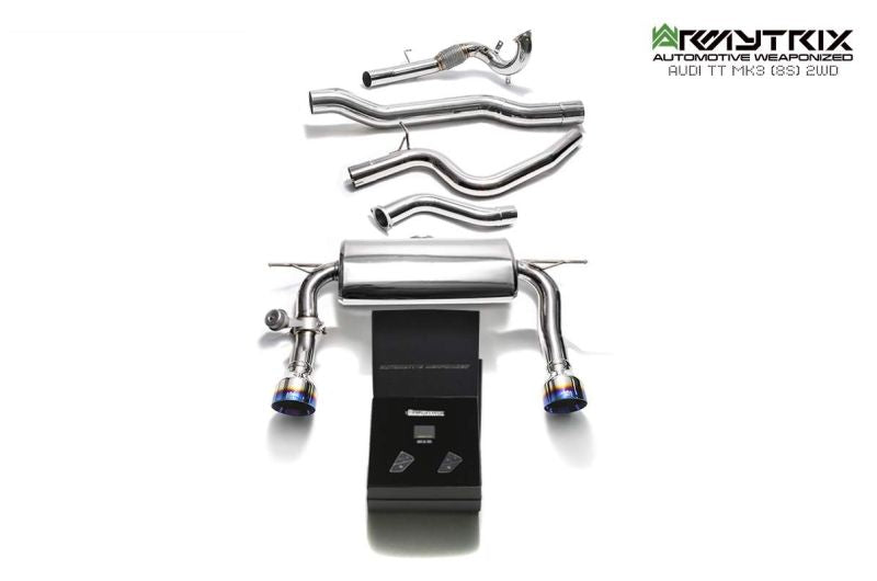 Audi TT 8S MK3 1.8 2.0 TFSI 2WD Coupe (2015-present) - Valvetronic Exhaust System - Armytrix Exhausts