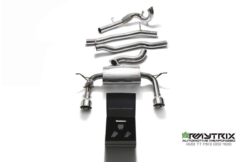 Audi TT 8S MK3 Quattro Coupe (2015-present) - Valvetronic Exhaust System - Armytrix Exhausts