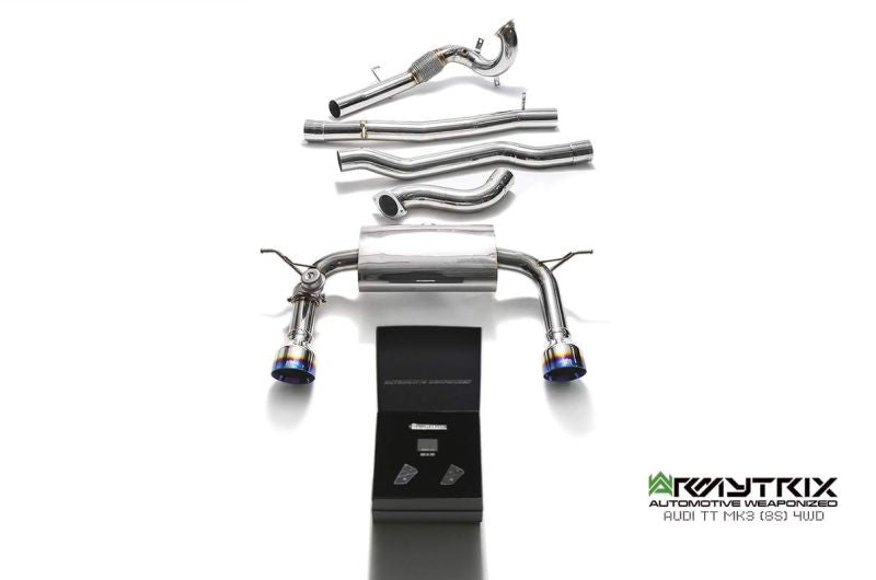 Audi TT 8S MK3 Quattro Coupe (2015-present) - Valvetronic Exhaust System - Armytrix Exhausts