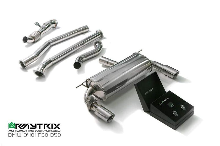 Système d'échappement Armytrix Valved pour BMW F30/F31 340i (B58B30) Non-OPF (2016-présent)