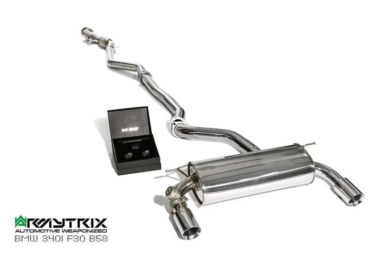 Système d'échappement Armytrix Valvetronic pour BMW F30/F31 340i (B58B30) Non-OPF (2016-présent)