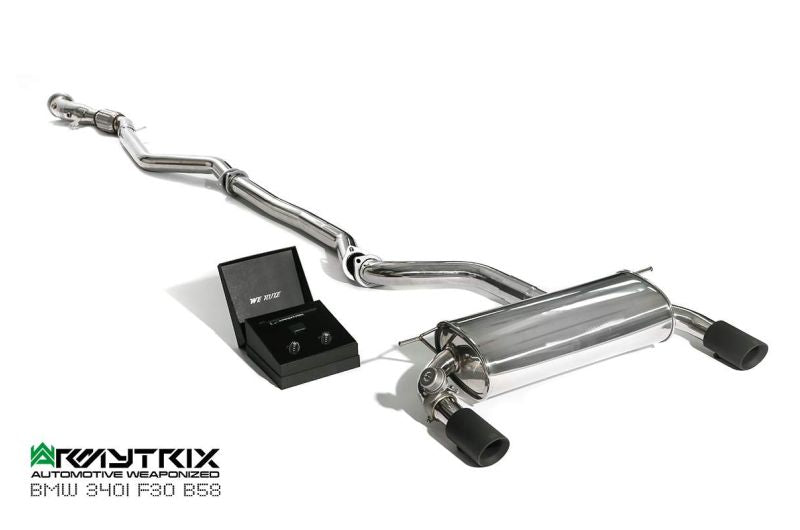 Système d'échappement Armytrix Valvetronic pour BMW F30/F31 340i (B58B30) Non-OPF (2016-présent)