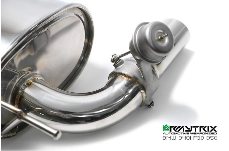Système d'échappement Armytrix Valvetronic pour BMW F30/F31 340i (B58B30) Non-OPF (2016-présent)
