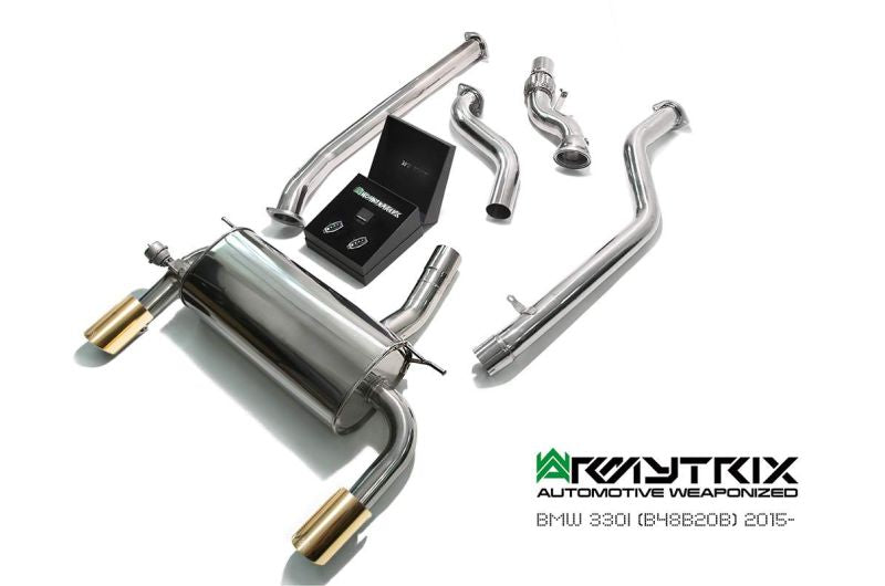 Système d'échappement Armytrix Valvetronic pour BMW F30/F31 320i/330i (B48B20) (2015-2018)