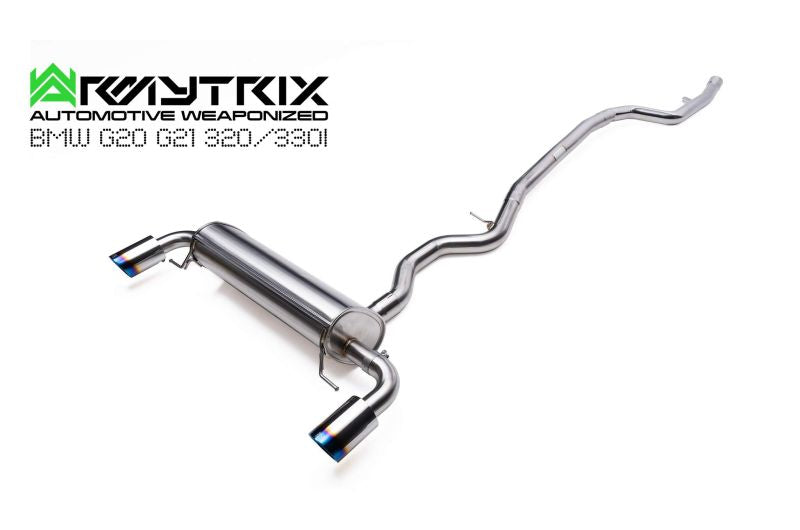 Système d'échappement Armytrix Valvetronic pour BMW G20 320/330 B48 Non-OPF (2019-présent)