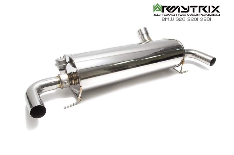 Système d'échappement Armytrix Valvetronic pour BMW G20 320/330 B46 Non-OPF (2019-présent)