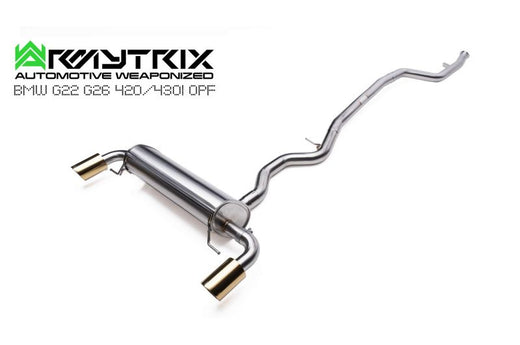 BMW G22 430 B48D OPF (2021-Present) valvetronic exhaust system - Armytrix Exhausts