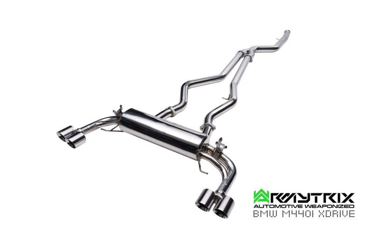 Système d'échappement Armytrix Valved pour BMW G22 M440i OPF (2021-Présent)
