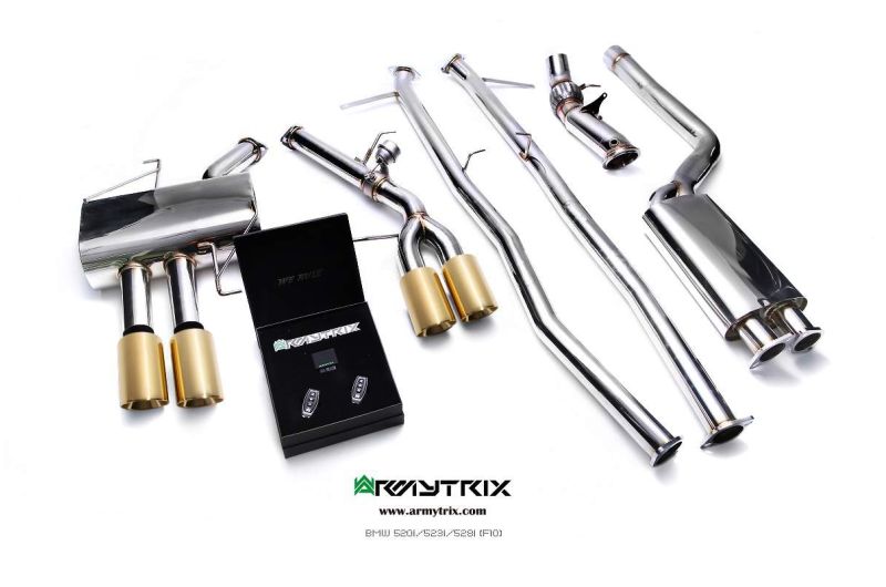 Système d'échappement Valvetronic Armytrix pour BMW F10 520i/528i (2011-2016)