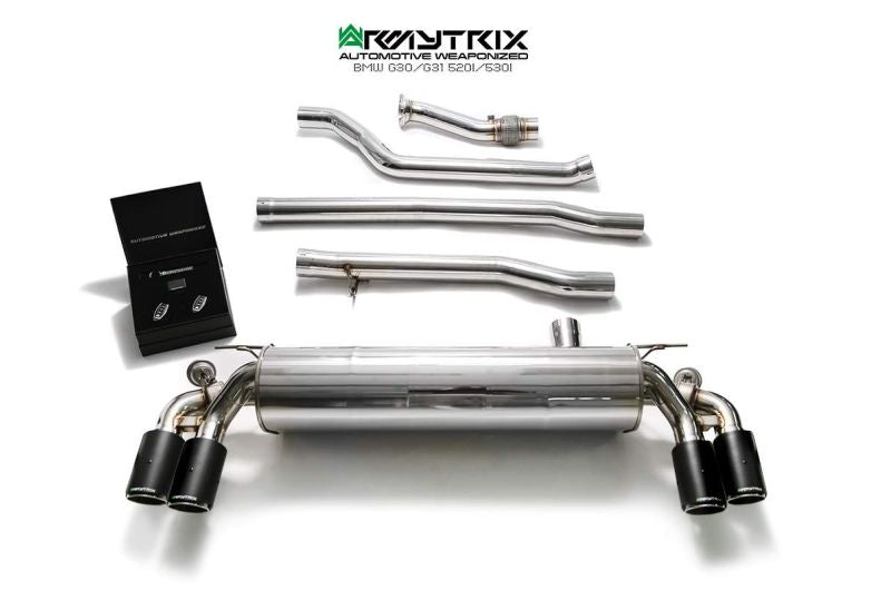 Système d'échappement Armytrix Valvetronic pour BMW G30/G31 520/530 (2017-2024)