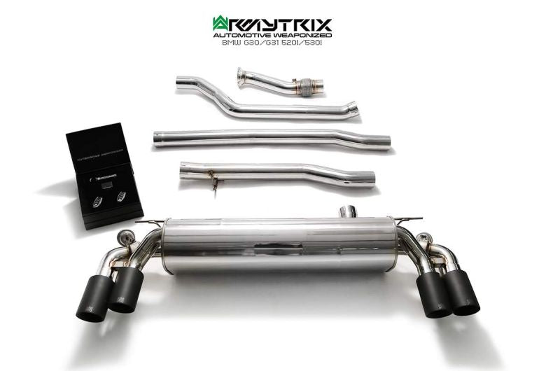 Système d'échappement Armytrix Valvetronic pour BMW G30/G31 520/530 (2017-2024)