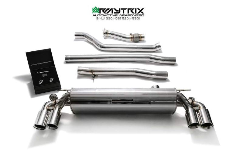 Système d'échappement Armytrix Valvetronic pour BMW G30/G31 520/530 (2017-2024)