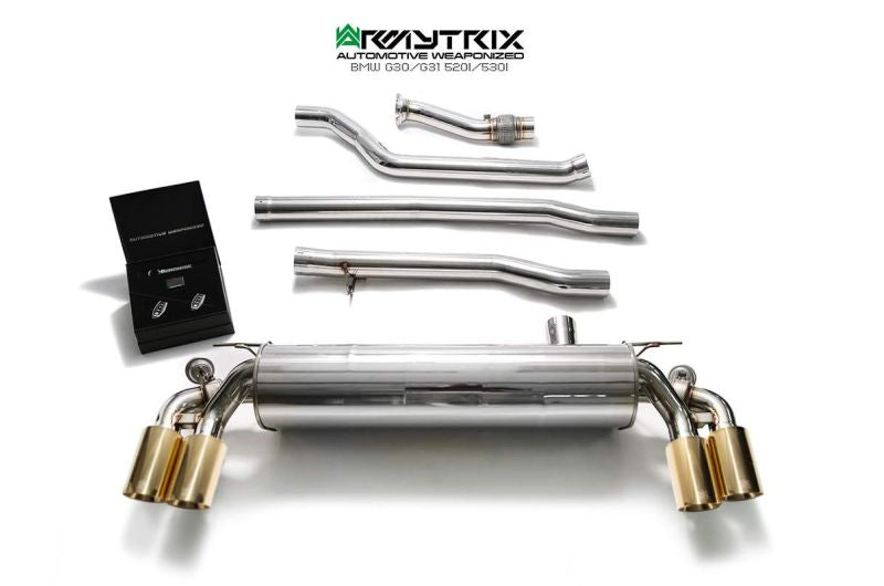 Système d'échappement Armytrix Valvetronic pour BMW G30/G31 520/530 (2017-2024)