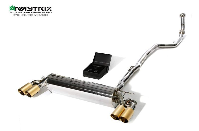 Système d'échappement Armytrix Valvetronic pour BMW G30/G31 520/530 (2017-2024)