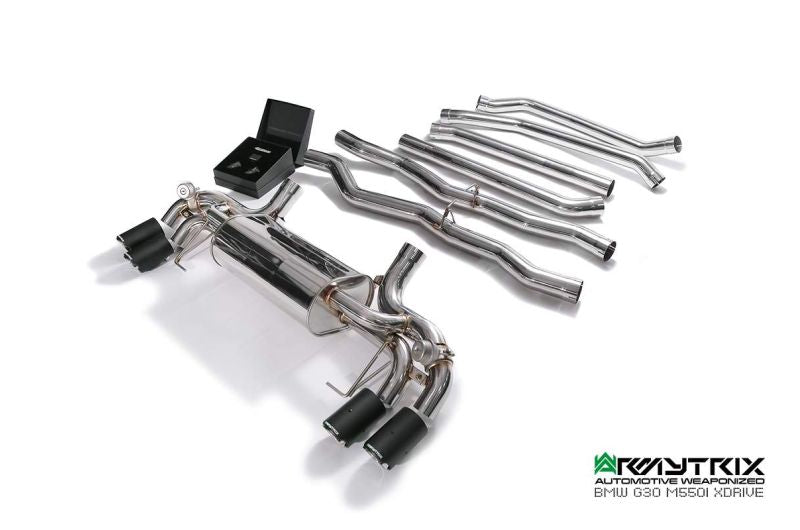 Système d'échappement Armytrix Valvetronic pour BMW G30/G31 M550i xDrive (2017-2024)