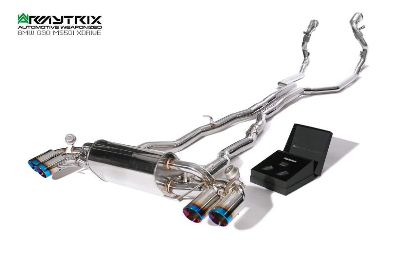 Système d'échappement Armytrix Valvetronic pour BMW G30/G31 M550i xDrive (2017-2024)