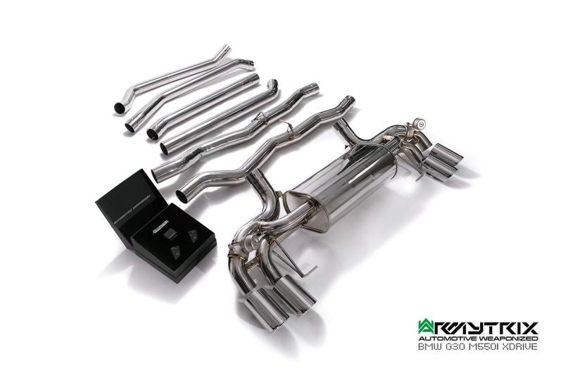 Système d'échappement Armytrix Valvetronic pour BMW G30/G31 M550i xDrive (2017-2024)