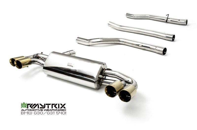 Système d'échappement Armytrix Valvetronic pour BMW G30 G31 540i/540xi (2017-2024)