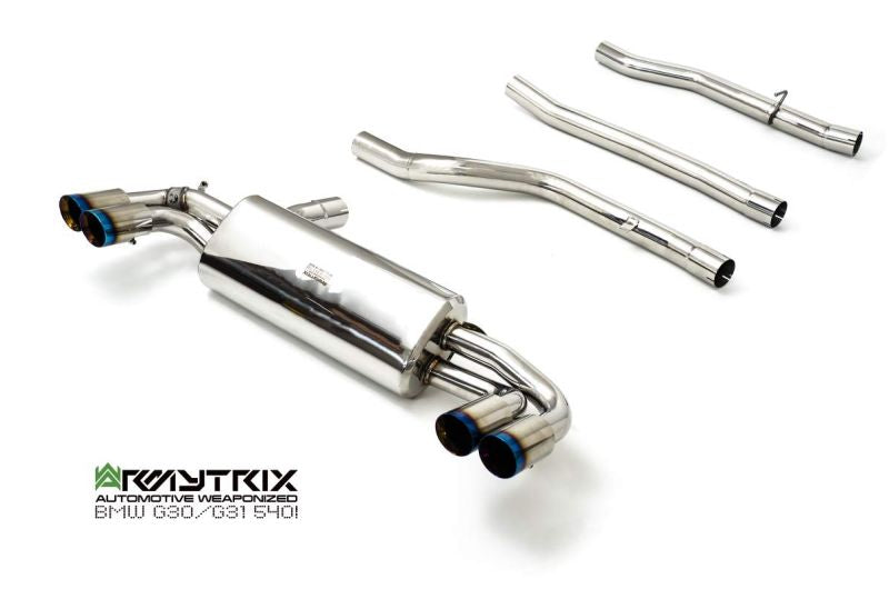 Système d'échappement Armytrix Valvetronic pour BMW G30 G31 540i/540xi (2017-2024)