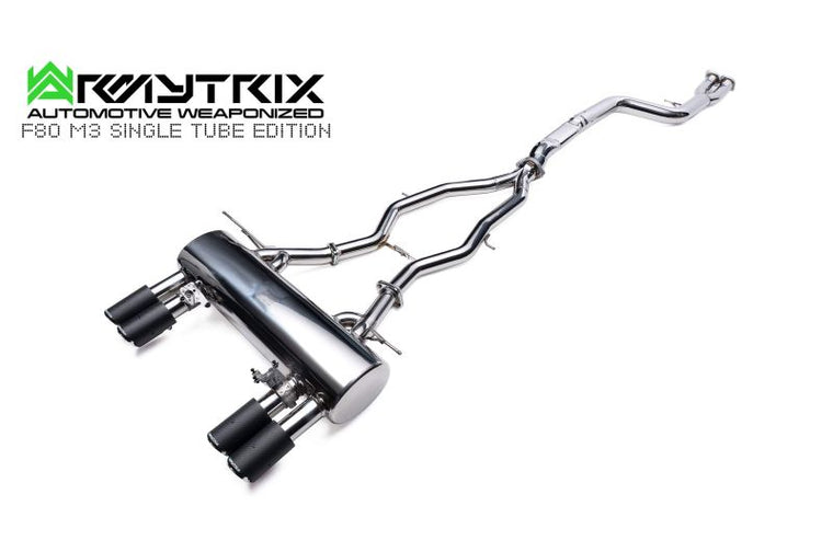 Système d'échappement Valved Armytrix pour BMW F80 M3 (Intégration avec la commande Valved d'origine) (2014-2019)