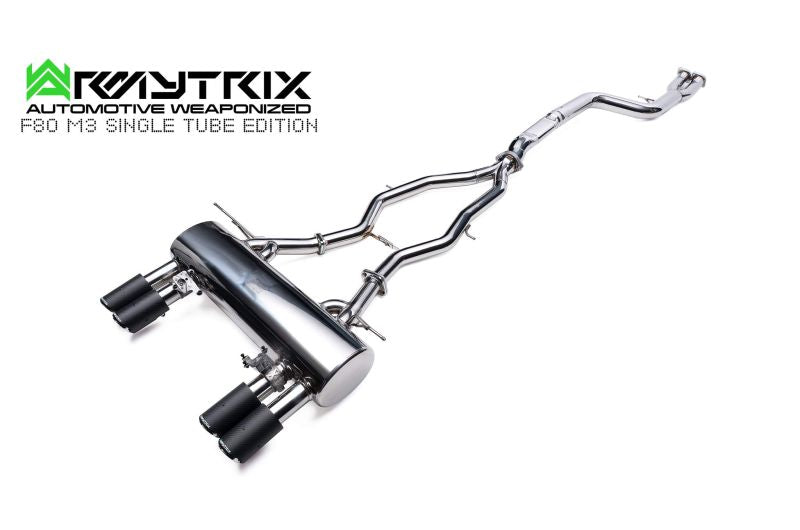 Système d'échappement Valvetronic Armytrix pour BMW F80 M3 (Intégration avec la commande Valvetronic d'origine) (2014-2019)