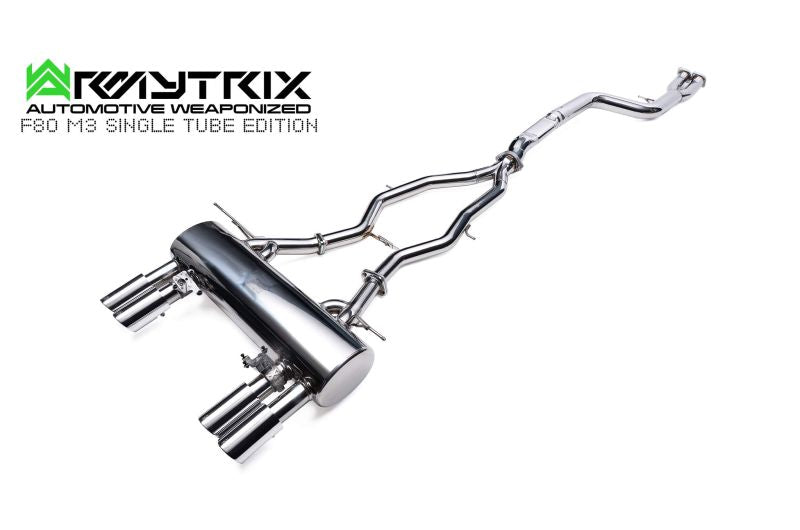 Système d'échappement Valvetronic Armytrix pour BMW F80 M3 (Intégration avec la commande Valvetronic d'origine) (2014-2019)