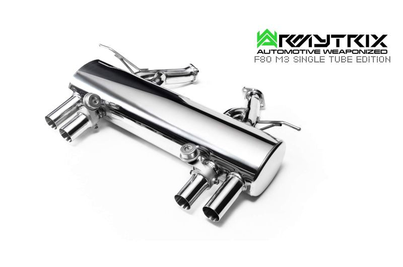 Système d'échappement Valvetronic Armytrix pour BMW F80 M3 (Intégration avec la commande Valvetronic d'origine) (2014-2019)