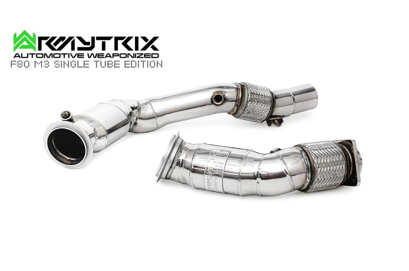 Système d'échappement Valvetronic Armytrix pour BMW F80 M3 (Intégration avec la commande Valvetronic d'origine) (2014-2019)