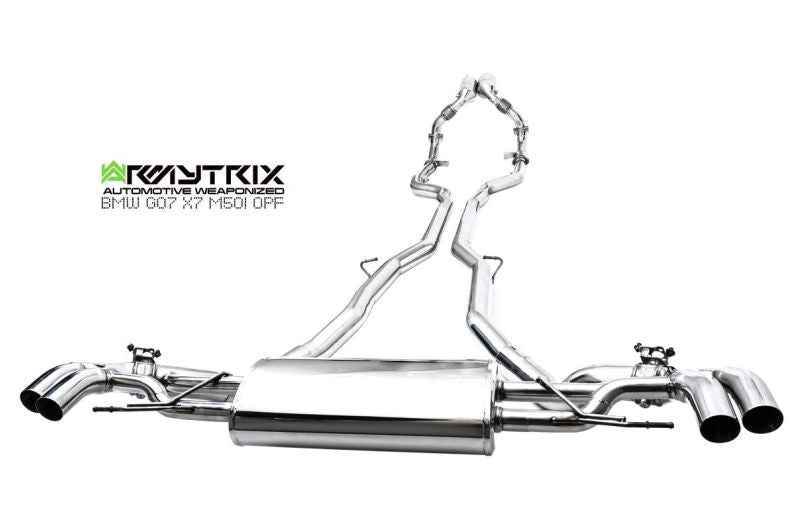 BMW G07 X7 M50i OPF (2021-Present) valvetronic exhaust system - Armytrix Exhausts