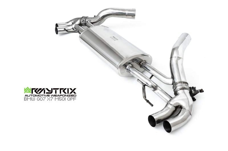 BMW G07 X7 M50i OPF (2021-Present) valvetronic exhaust system - Armytrix Exhausts