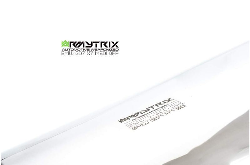 BMW G07 X7 M50i OPF (2021-Present) valvetronic exhaust system - Armytrix Exhausts