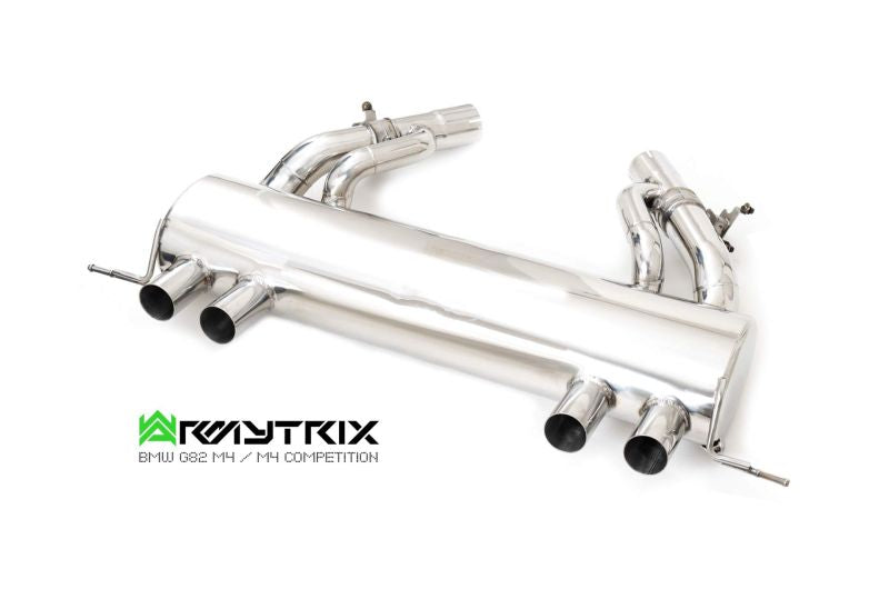 Collecteurs d'échappement Armytrix OPF-Delete + Tube intermédiaire fusionné à gros diamètre + Tube intermédiaire 2 + Silencieux Valvetronic + Quatre embouts d'échappement en carbone