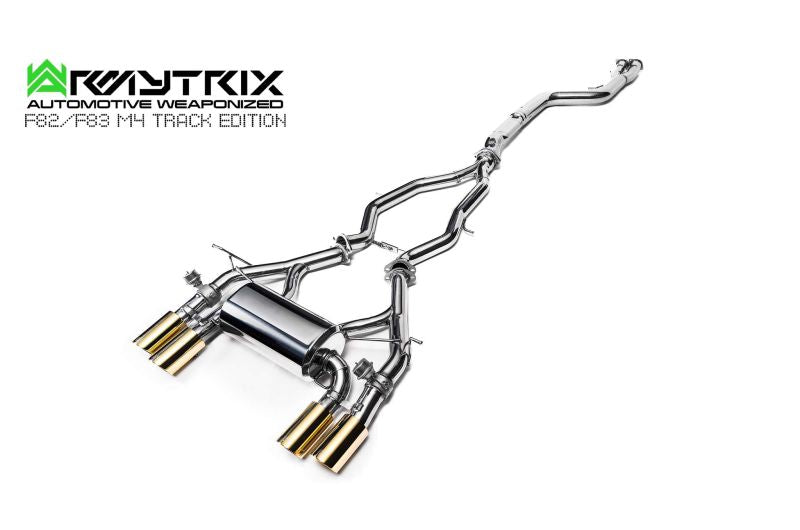 BMW F82/F83 M4 TRACK EDITION valvetronic exhaust system - Armytrix Exhausts