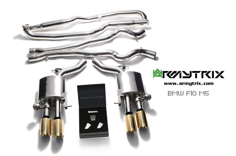 Système d'échappement Armytrix Valvetronic pour BMW F10 M5 (2011-2016)