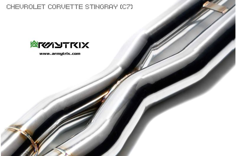 Chevrolet Corvette C7 Stingray/Grand Sport (2014-2019) valvetronic exhaust system - Armytrix Exhausts