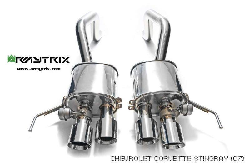 Chevrolet Corvette C7 Stingray/Grand Sport (2014-2019) valvetronic exhaust system - Armytrix Exhausts