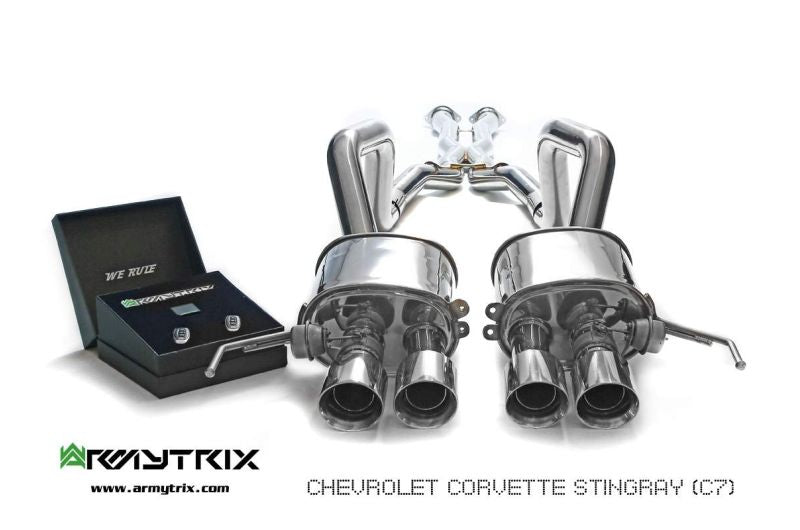Chevrolet Corvette C7 Stingray/Grand Sport (2014-2019) valvetronic exhaust system - Armytrix Exhausts