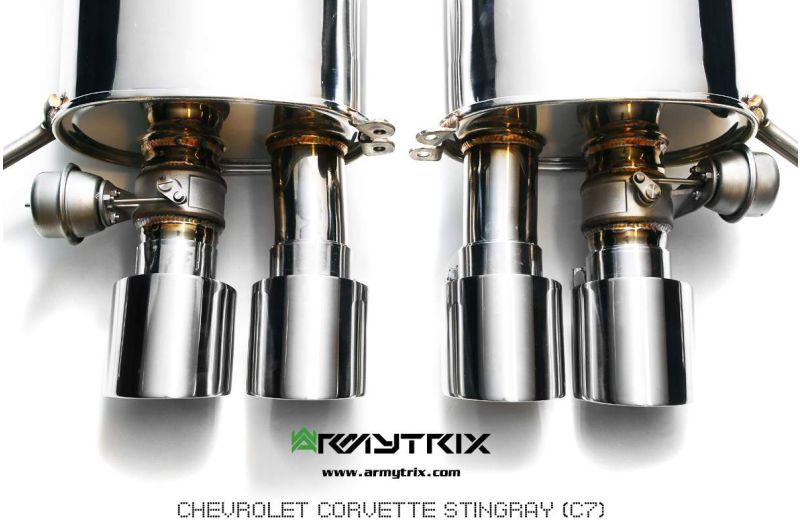 Chevrolet Corvette C7 Stingray/Grand Sport (2014-2019) valvetronic exhaust system - Armytrix Exhausts