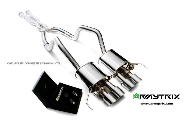 Chevrolet Corvette C7 Stingray/Grand Sport (2014-2019) valvetronic exhaust system - Armytrix Exhausts