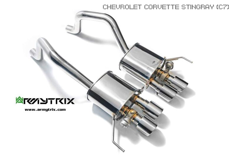 Chevrolet Corvette C7 Stingray/Grand Sport (2014-2019) valvetronic exhaust system - Armytrix Exhausts