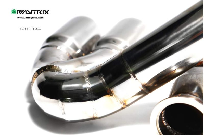 Tuyau d'échappement haute performance Armytrix sans catalyseur pour Ferrari F355 (1994-1999)