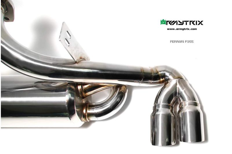 Tuyau d'échappement haute performance Armytrix sans catalyseur pour Ferrari F355 (1994-1999)