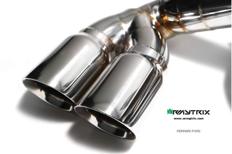 Tuyau d'échappement haute performance Armytrix sans catalyseur pour Ferrari F355 (1994-1999)