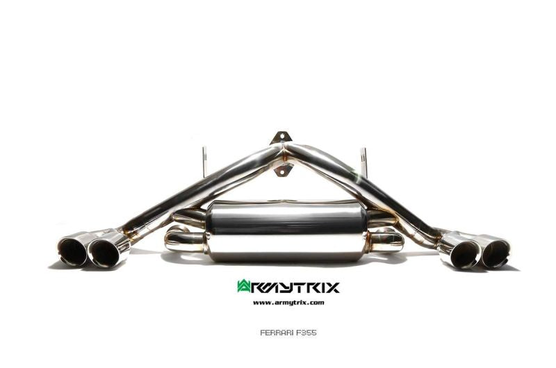 Tuyau d'échappement haute performance Armytrix sans catalyseur pour Ferrari F355 (1994-1999)