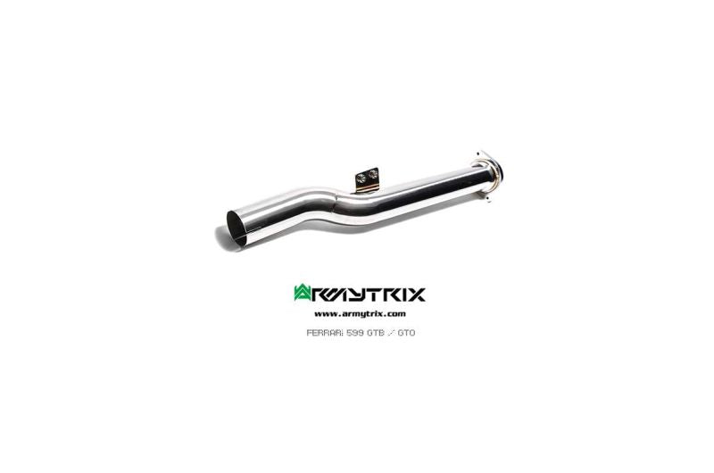 Tuyau d'échappement haute performance Armytrix en acier inoxydable avec revêtement céramique et simulateur de catalyseur pour Ferrari F12 (2012-2017)