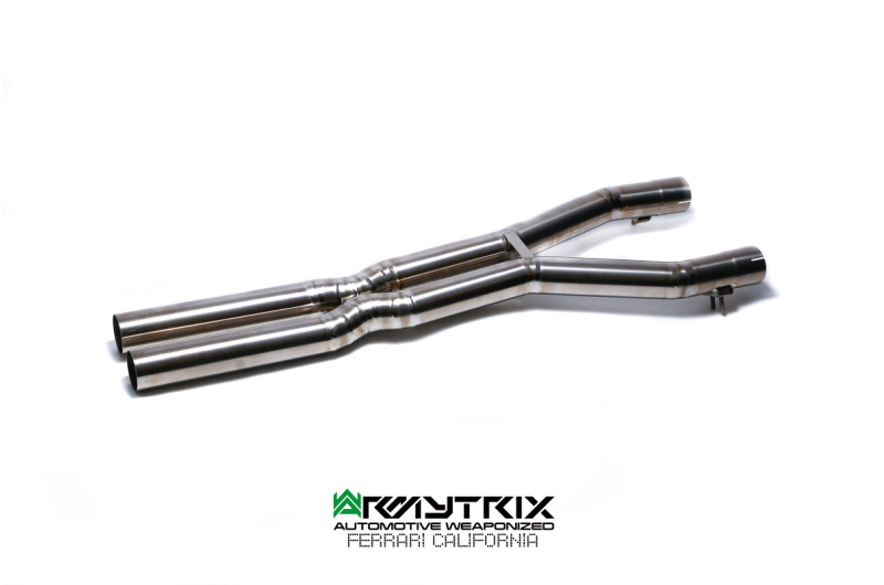 Tuyau d'échappement haute performance Armytrix en acier inoxydable avec revêtement céramique et simulateur de catalyseur pour Ferrari F12 (2012-2017)