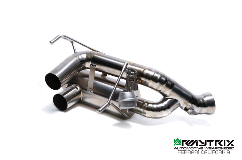 Tuyau d'échappement haute performance Armytrix en acier inoxydable avec revêtement céramique et simulateur de catalyseur pour Ferrari F12 (2012-2017)