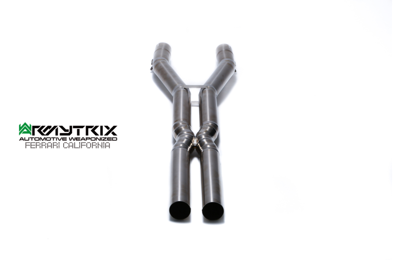 Tuyau d'échappement haute performance Armytrix en acier inoxydable avec revêtement céramique et simulateur de catalyseur pour Ferrari F12 (2012-2017)